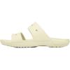 Crocs Unisex Adult Classic Two-strap Slide Sandals(Bone)