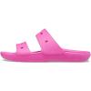 Crocs Unisex Adult Classic Two-strap Slide Sandals(Electric Pink)