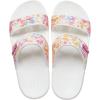 Crocs Unisex Adult Classic Two-strap Slide Sandals(Multi/White)