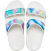 Crocs Unisex Adult Classic Two-strap Slide Sandals(Solar Rainbow)