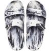 Crocs Unisex Adult Classic Two-strap Slide Sandals(White/Black)