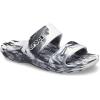 Crocs Unisex Adult Classic Two-strap Slide Sandals(White/Black)