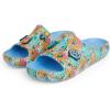 Crocs Unisex Adult Classic V2 Slides(Blue)
