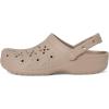 Crocs Unisex Adult Floral Classic Clogs(Taupe)
