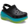 Crocs Unisex Adult Mega Crush Clogs(Black/Multi)