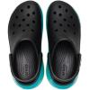 Crocs Unisex Adult Mega Crush Clogs(Black/Multi)
