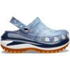 Crocs Unisex Adult Mega Crush Clogs(White/Multi Denim)