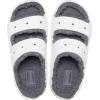 Crocs Unisex Classic Cozzzy Sandal(White)