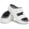 Crocs Unisex Classic Cozzzy Sandal(White)