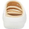 Crocs Unisex Classic Cozzzy Sandal(White/Shitake)