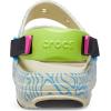 Crocs Unisex-Adult Classic All Terrain Sandals(Bone/Multi Topgraphic)