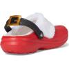 Crocs Unisex-Adult Classic Holiday Lined Clogs(Varsity Red/Multi)