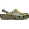Crocs Unisex-Adult Tie-dye Classic Marbled Clog Aloe/MLTI(Aloe/Multi)