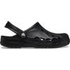 Crocs Unisex-Adult Via Clogs, Slip-on Shoes for Men and Women(Black)
