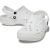 Crocs Unisex-Adult Via Clogs, Slip-on Shoes for Men and Women(White)