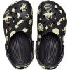 Crocs Unisex-Child Classic Glow in The Dark Clogs (Little Big Kid)(Black Space)