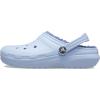 Crocs Unisex-Child Classic Lined Clog(Blue Calcite)