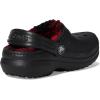 Crocs Unisex-Child Classic Lined Clog(Buffalo Plaid/Black/Varsity Red 1)