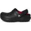 Crocs Unisex-Child Classic Lined Clog(Buffalo Plaid/Black/Varsity Red 1)