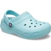 Crocs Unisex-Child Classic Lined Clog(Pure Water)
