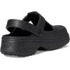 Crocs Unisex-Child Classic Mary Jane Clogs (Little Kid/Big Kid)(Black Glitter)
