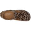 Crocs Unisex-Child Classic Mary Jane Clogs (Little Kid/Big Kid)(Sepia/Leopard)