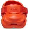 Crocs Unisex-Child Echo Clogs (Little Kid/Big Kid)(Lava)