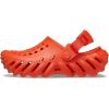 Crocs Unisex-Child Echo Clogs (Little Kid/Big Kid)(Lava)