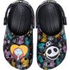 Crocs Unisex-Child Jack Skellington Nightmare Before Christmas Classic Clogs (Little Big Kid)(Multi)