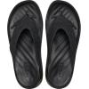 Crocs Women Getaway Platform Flip Flops, Wedge Sandals for Women, Black Glitter, 8 Women