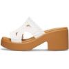 Crocs Women’s Brooklyn Heels(Chalk Woven)