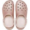 Crocs Women’s Classic Platform Glitter Clog, Quartz, 8