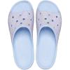 Crocs Women’s Classic Slide | Platform Sandals(Blue Calcite Multi)