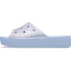 Crocs Women’s Classic Slide | Platform Sandals(Blue Calcite Multi)