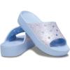 Crocs Women’s Classic Slide | Platform Sandals(Blue Calcite Multi)