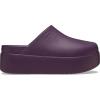 Crocs Women’s Dylan Platform Clog, Mule Platform Shoes for Women(Plush Plum)