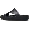 Crocs Women’s Getaway Toe Loop Platform Sandals(Black)