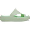 Crocs Women’s Getaway Toe Loop Platform Sandals(Jade Tint)