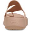 Crocs Women’s Getaway Toe Loop Platform Sandals(Pink Caramel)
