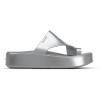 Crocs Women’s Getaway Toe Loop Platform Sandals(Silver)