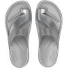 Crocs Women’s Getaway Toe Loop Platform Sandals(Silver)
