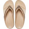 Crocs Women’s Sloane Ombre Diamante Flip(Gold Glitter)