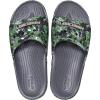 Crocs unisex-adult Classic Minecraft Slides, Slide Sandals(Multi)