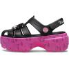 Crocs unisex-adult Sanrio My Melody/Kuromi Stomp Sandal(Black/Pink)