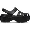 Crocs unisex-adult Stomp Fisherman Sandal(Black)