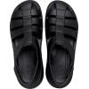 Crocs unisex-adult Stomp Fisherman Sandal(Black)