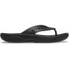 Crocs unisex-adult Via Flip, Sandals for Men and Women(Black)