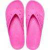 Crocs unisex-adult Via Flip, Sandals for Men and Women(Electric Pink)
