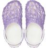 Crocs unisex-child Classic Geometric Clog(Iridescent Lilac)