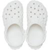 Crocs unisex-child Classic Geometric Clog(White)